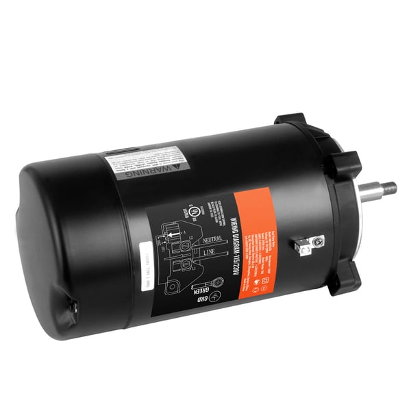Poolpumpmotor, 1 HK 56J ram, 34,5x16,5x16,5 cm, stål
