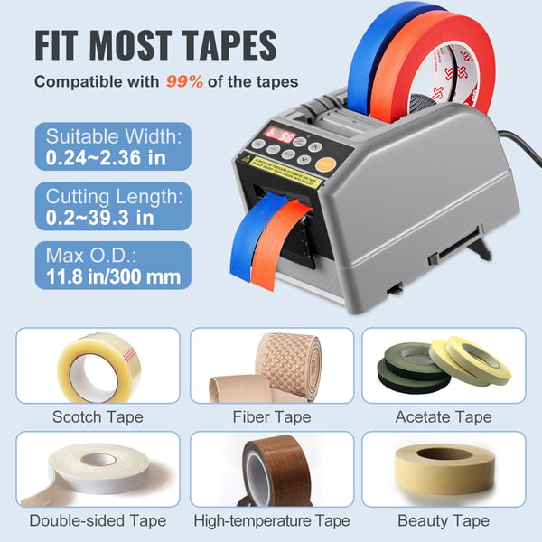 Tape Dispenser Zcut-9 27x23x14 cm, Elektrisk, Tape Skæremaskine
