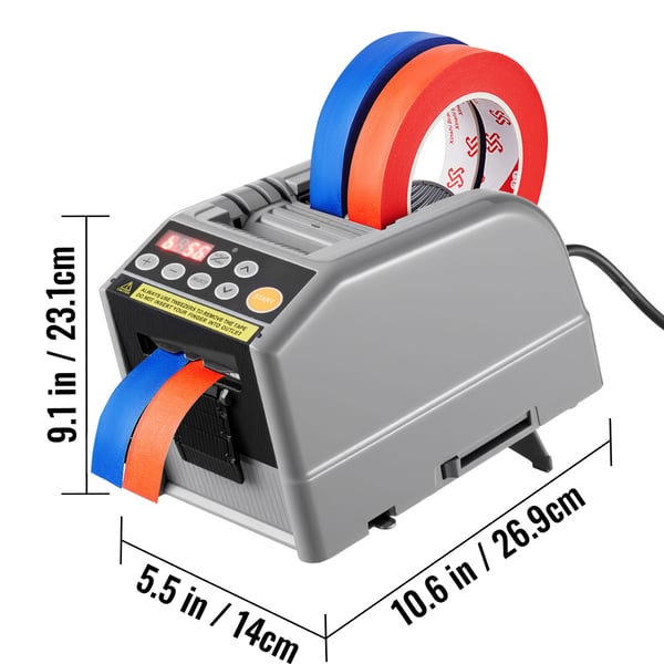 Tape Dispenser Zcut-9 27x23x14 cm, Elektrisk, Tape Skæremaskine