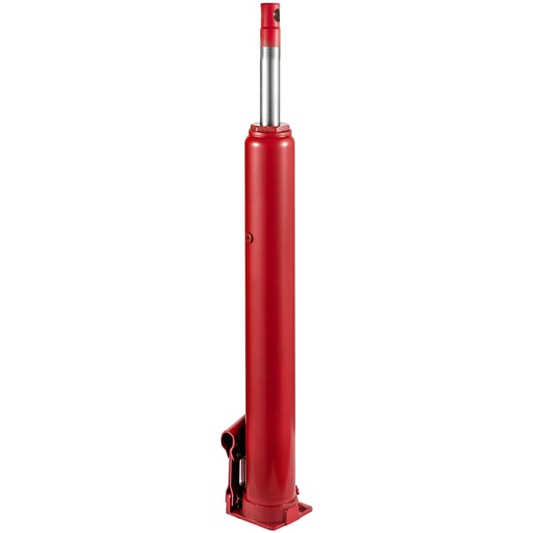 Hydraulisk lång domkraft, 61x111 cm, röd, stål
