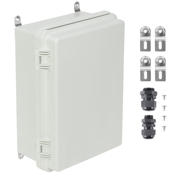 Elektrisk samledåse, 30x20x18 cm, ABS, vandtæt, udendørs kabinet