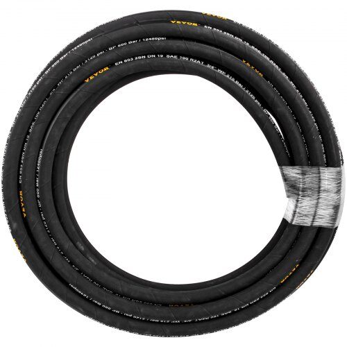 Hydrauliletku, 100x1,5 cm, musta, kumi