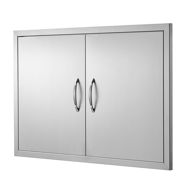 Adgangsdør, 889x610 mm, rustfrit stål, udendørs køkken