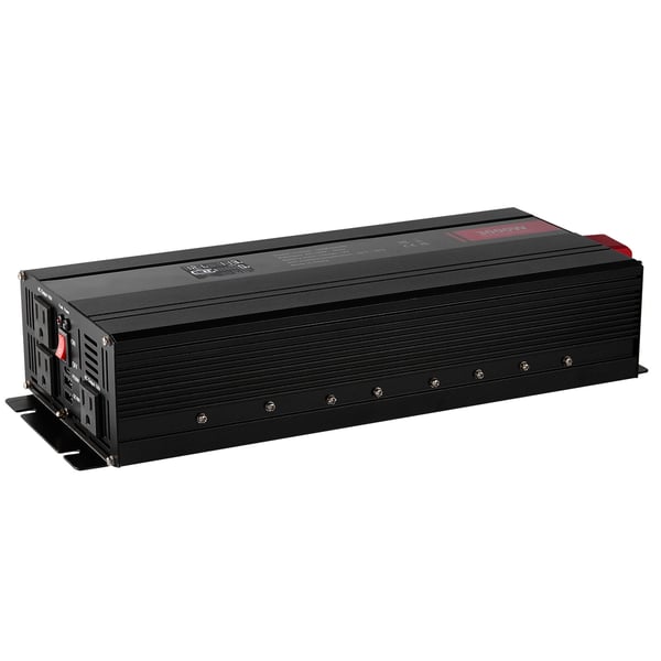 Ströminverter, 3000W Modifierad Sinusvåg, 41.5x16.4x8 cm, LCD-display