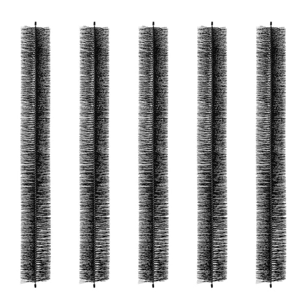 Rännborste, 110x110x4572 mm, Svart, Rännrensningsverktyg