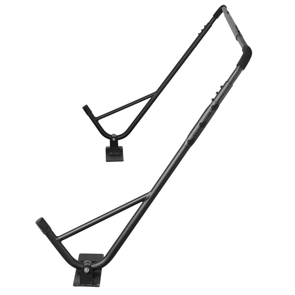 Spabad Locklyft, Justerbar 80-105x145-235 cm, Svart, Aluminium