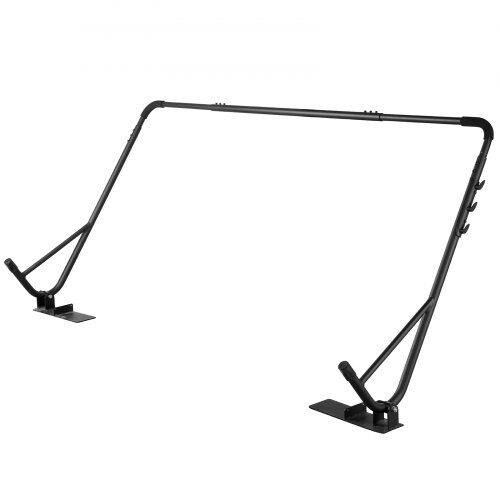 Spabad Locklyft, Justerbar 80-105x145-235 cm, Svart, Aluminium
