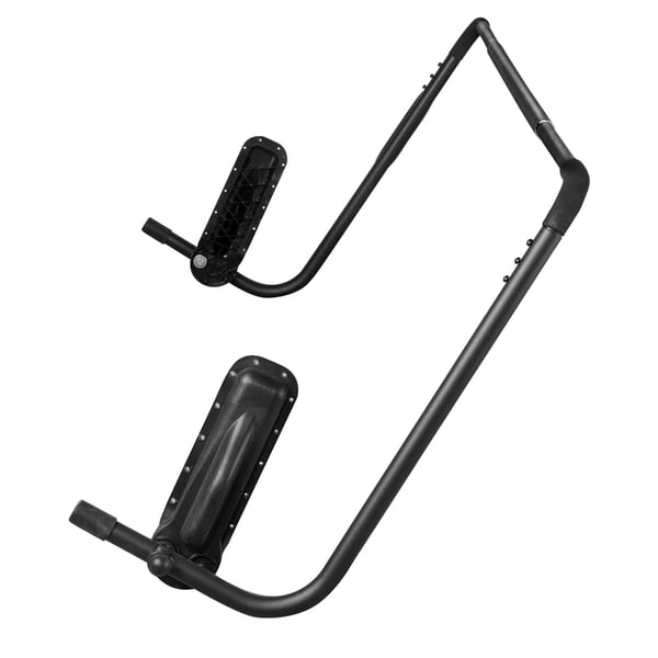 Spabad Locklyft, Justerbar Höjd 80-105 cm Bredd 175-255 cm, Svart, Aluminium