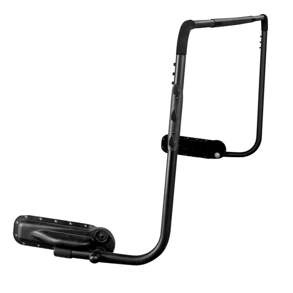 Spabad Locklyft, Justerbar Höjd 80-105 cm Bredd 175-255 cm, Svart, Aluminium