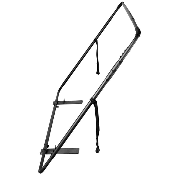Varmtvandskar Coverløfter, Justerbar, 80x160x125 cm, Sort, Aluminium