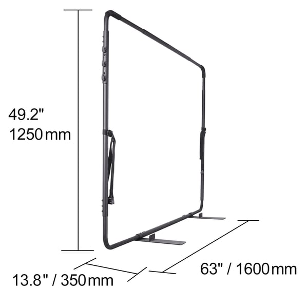 Varmtvandskar Coverløfter, Justerbar, 80x160x125 cm, Sort, Aluminium