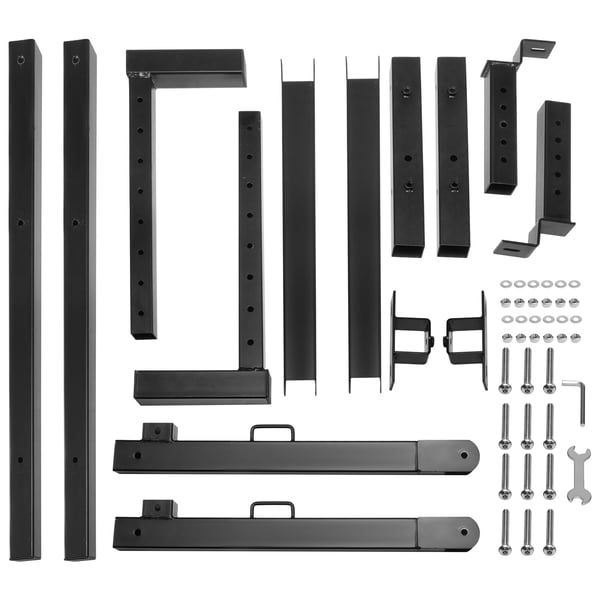 Lastbil Stigebærer, 49x87x98-110,8 cm, Sort, Stål