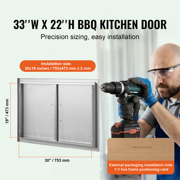 BBQ-luuk 83,8x55,8x4,6 cm ruostumaton teräs