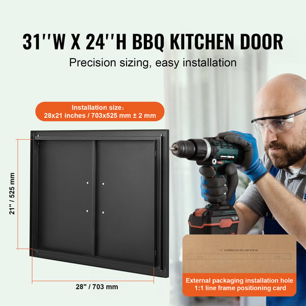 BBQ-luuk 78,8x61x4,6 cm musta, kylmälevy