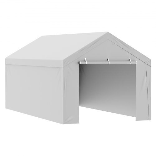 Carport udskiftningsovertræk 600x300x200 cm hvid, vandtæt