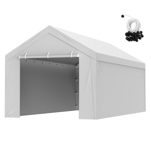 Carport udskiftningsovertræk 600x300x200 cm hvid, vandtæt