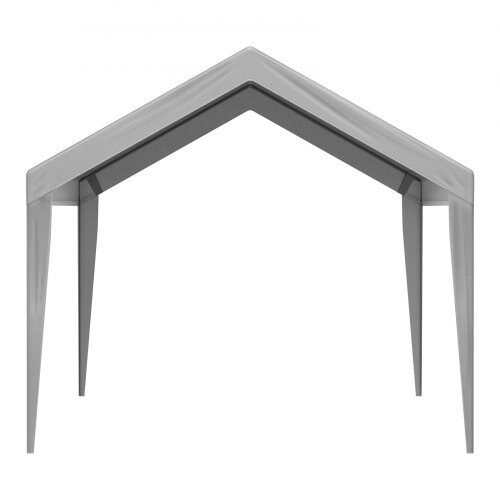 Carport udskiftningsoverdækning, 6100x3040x850 mm, grå, vandtæt