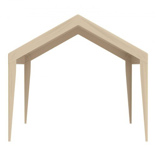 Carport Baldakin Overtræk 610x304x85 cm Beige, vandtæt