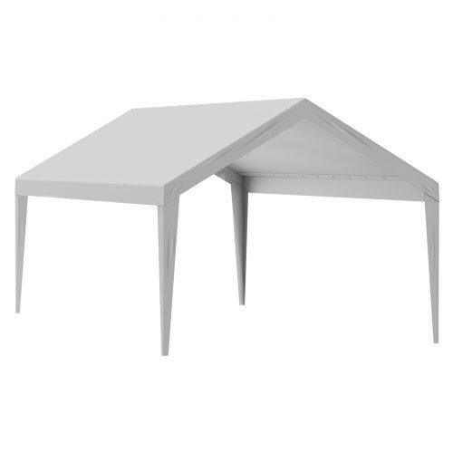 Carport udskiftningsoverdækning, 610x364x95 cm, grå, vandtæt, uden stel