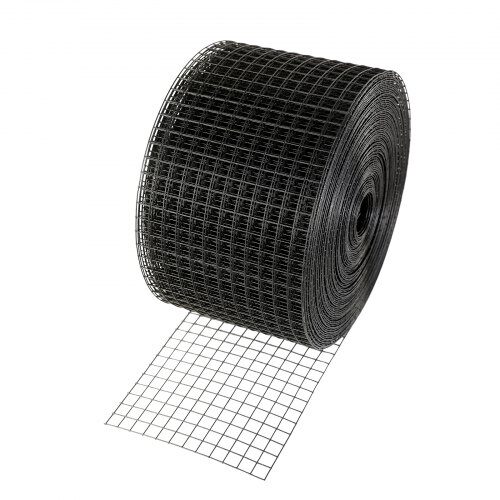 Solpanel Fågelspärr Rullkit, 20x3048 cm, Svart, PVC-belagt stål