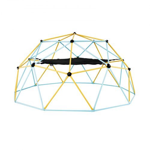 Kiipeilykupoli, Geometrinen kiipeilyteline riippumatolla ja keinulla, 305x305x152,5 cm, Ulkokäyttöön