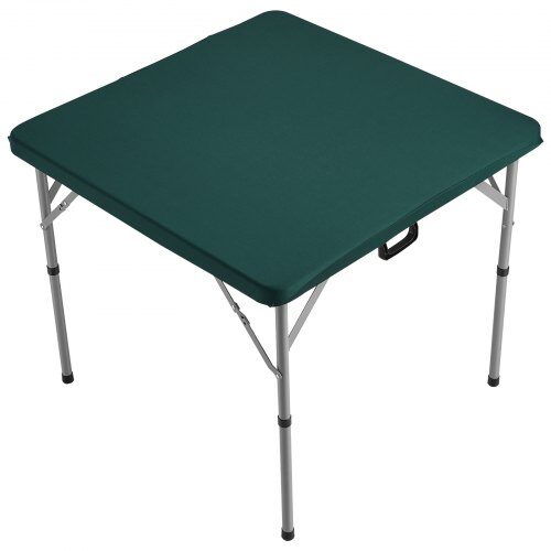 Mahjongbord 86x86x74 cm hvid, sammenklappeligt spillebord