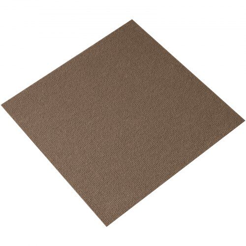 Mattplattor, 45.7x45.7x0.5 cm, Brun, Självhäftande