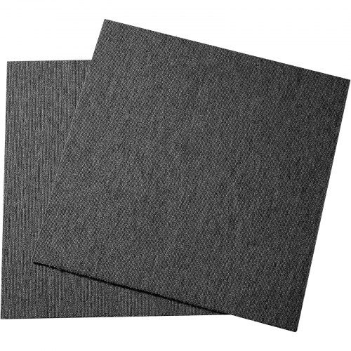 Mattolevyt, 50x50x0,5 cm, tummanharmaa, pehmustettu