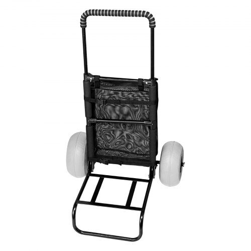 Strandvagn, 51x37 cm lastdäck, 69x114 cm justerbar höjd, hopfällbar, extra robust