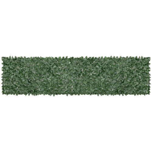 Kunstig efeu afskærmningshegn, 100x400 cm, grøn