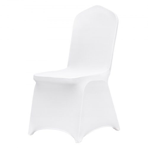 Stolbetræk, Stræk Spandex til klapstol, 56x45x93.5 cm, Hvid, vaskbar