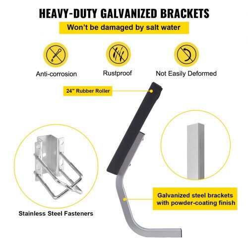 Bådtrailer Guide, 60,9 cm, Stål