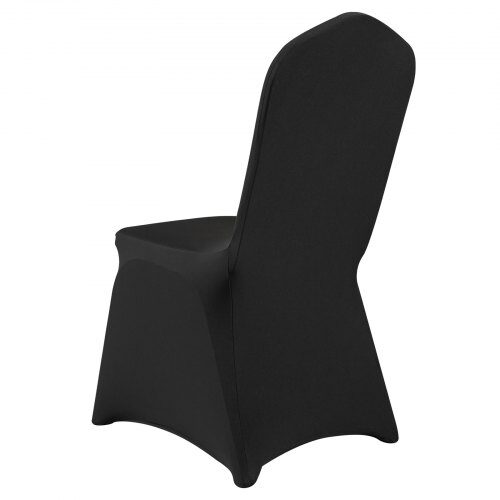 Stolbetræk, Stræk Spandex til klapstol, 56x45x93.5 cm, Sort, Vaskbar