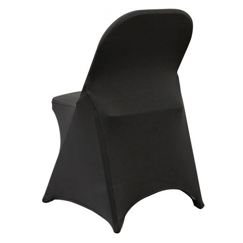 Stolsöverdrag, Stretch Spandex Fällbar, 40x42x77 cm, Svart