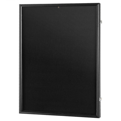 Jersey-näyttökehys, 59.2x79.2x3.8 cm, musta, puinen vitriinikehys