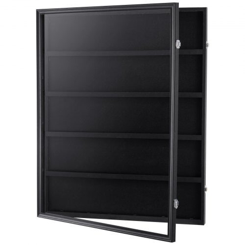Sports kort udstillingsboks, 61.7x77.5x5.3 cm, Sort, Træramme