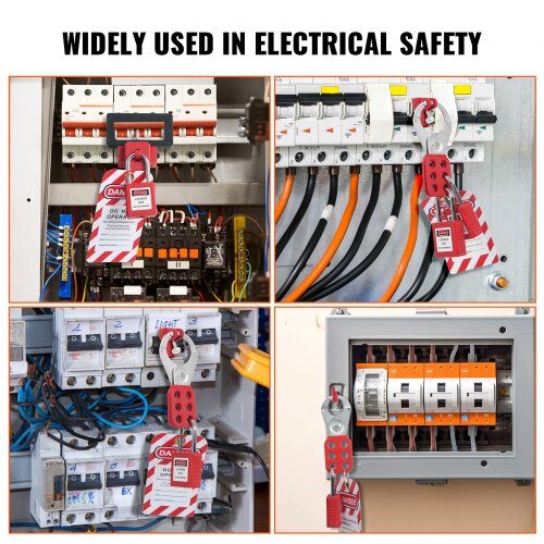 Lockout Tagout-kit, 47 delar, 28x9x25 cm, Säkerhet