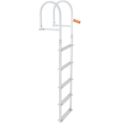 Badeltrappe, 5 trin, 40x41.2x193.5 cm, aluminium, skridsikkert design