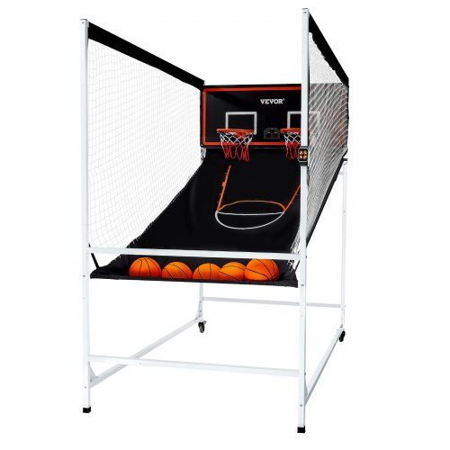 Basketbollsarkadspel, 2286x1219x2133 mm, Svart, Inomhussport