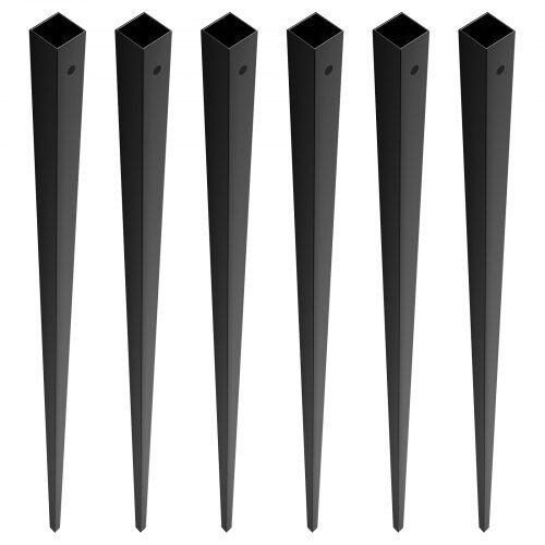 Trappebalustre, 13x111,8 cm, Sort, Aluminium