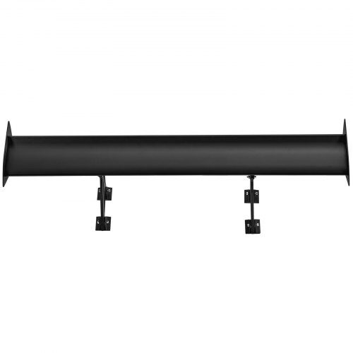 Bagspoiler GT-stil Justerbar 110,6x23x28 cm Sort, Aluminiumlegering