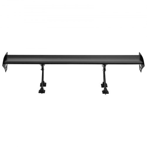 Bagspoiler GT-stil Justerbar 110,6x23x28 cm Sort, Aluminiumlegering