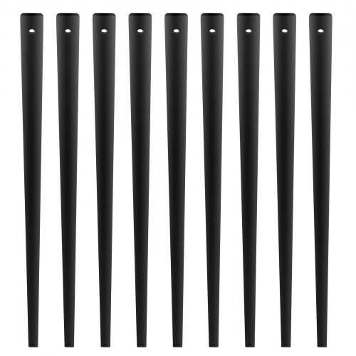 Trappebalustre, 25x965 mm, Sort, Aluminium