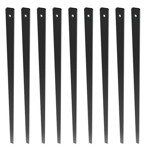 Trappebalustre, 25x965 mm, Sort, Aluminium