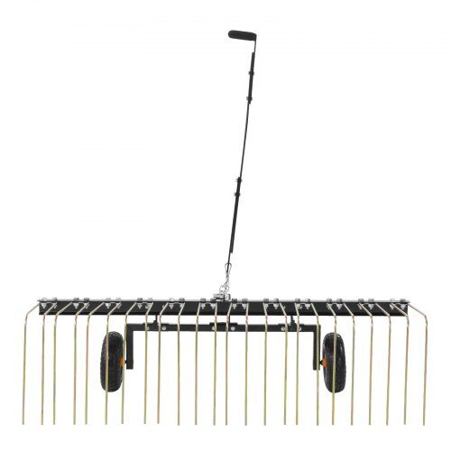 Gräsmatteupptagare, 150x160x190 cm, Stål, Släpräfsa