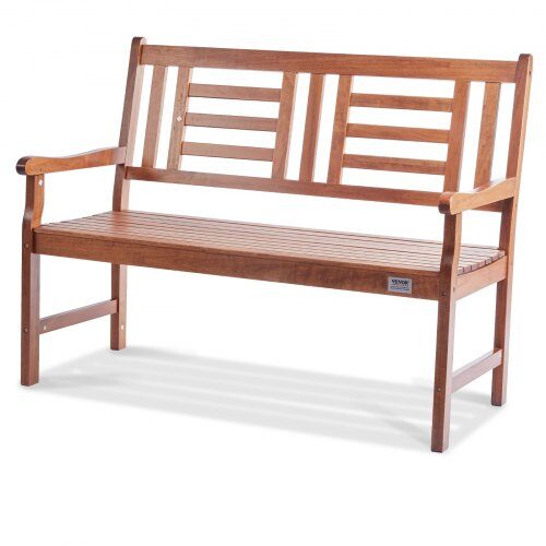 Udendørs bænk, 63.5x122x94 cm, træ