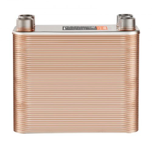 Lämmönvaihdin, 30.1x12.6x24.6 cm, ruostumaton teräs, vesi-vesi