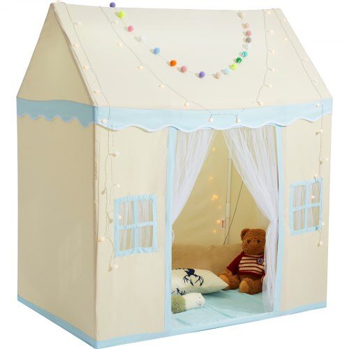 Leikkiteltta, 132x89x152 cm, beige, peach skin -kangas