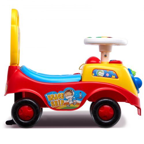 Ride On Skubbil, Ride Racer, 51x25x45 cm, Flerfarvet, Opbevaring