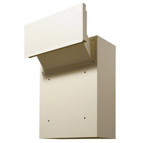 Postlåda, 32x15,8x43 cm, Beige, Stål Postlåda, 32x15,8x43 cm, Beige, Stål